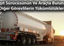 Taşıt Sürücüsünün Ve Araçta Bulunan Diğer Görevlilerin Yükümlülükleri Taşıt Sürücüsünün Ve Araçta Bulunan Diğer Görevlilerin Yükümlülükleri