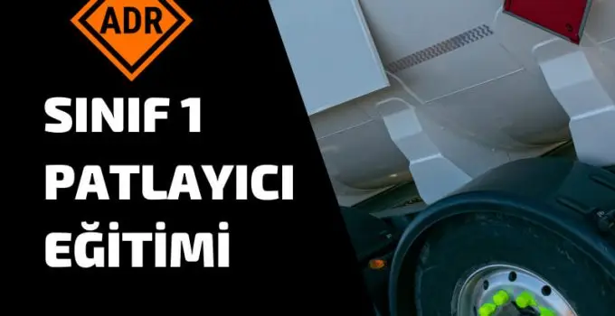 Sınıf 1 Patlayıcı Eğitimi