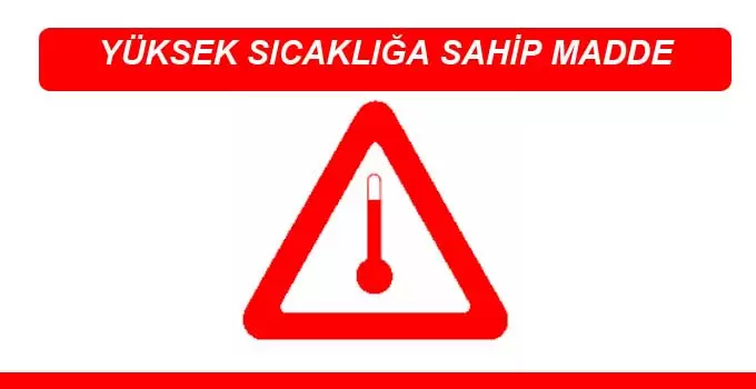 yüksek sıcaklık
