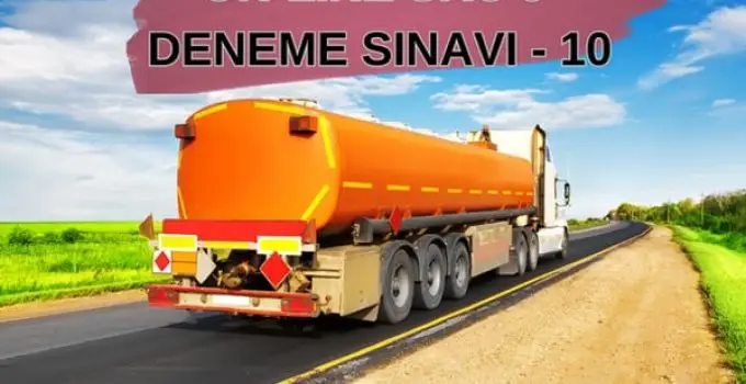Src5 online deneme sınavı 10